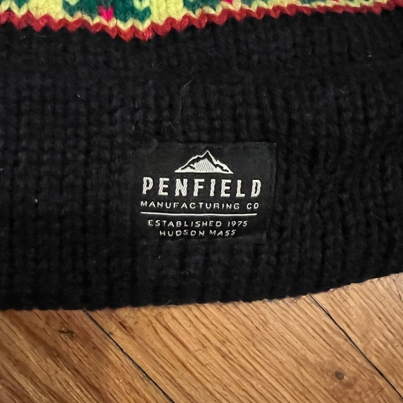 Penfield navy Pom Pom beanie - Picture 2 of 2